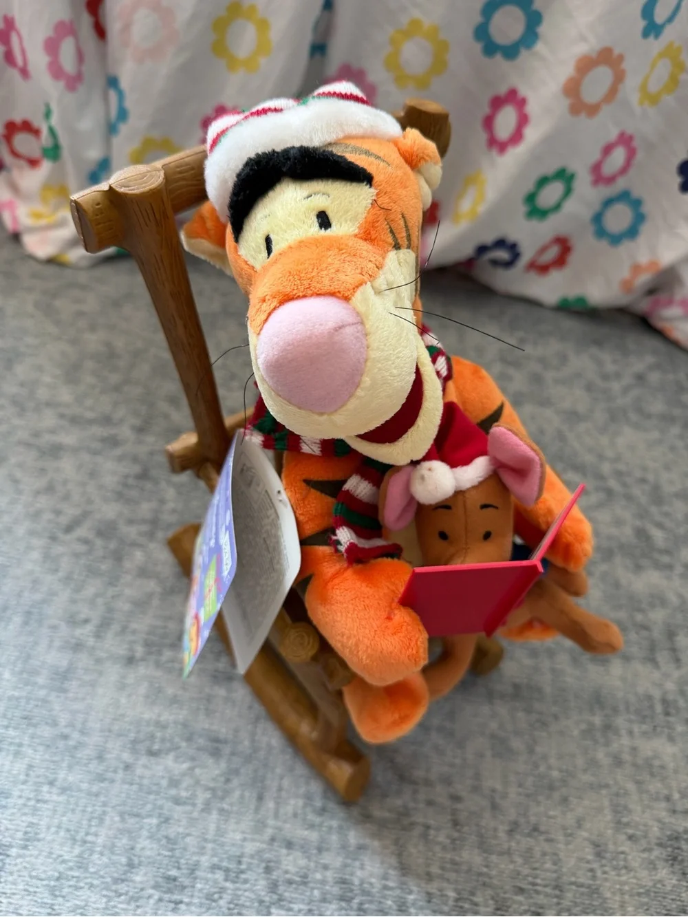Rocking tigger and roo Christmas decor